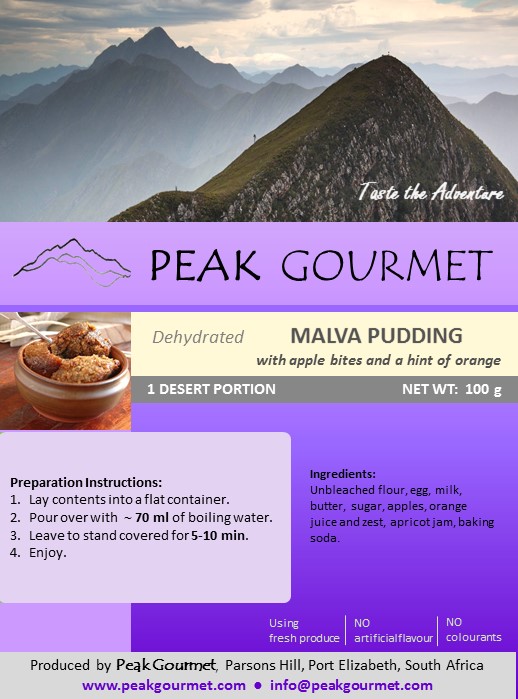 Peak Gourmet Malva Pudding
